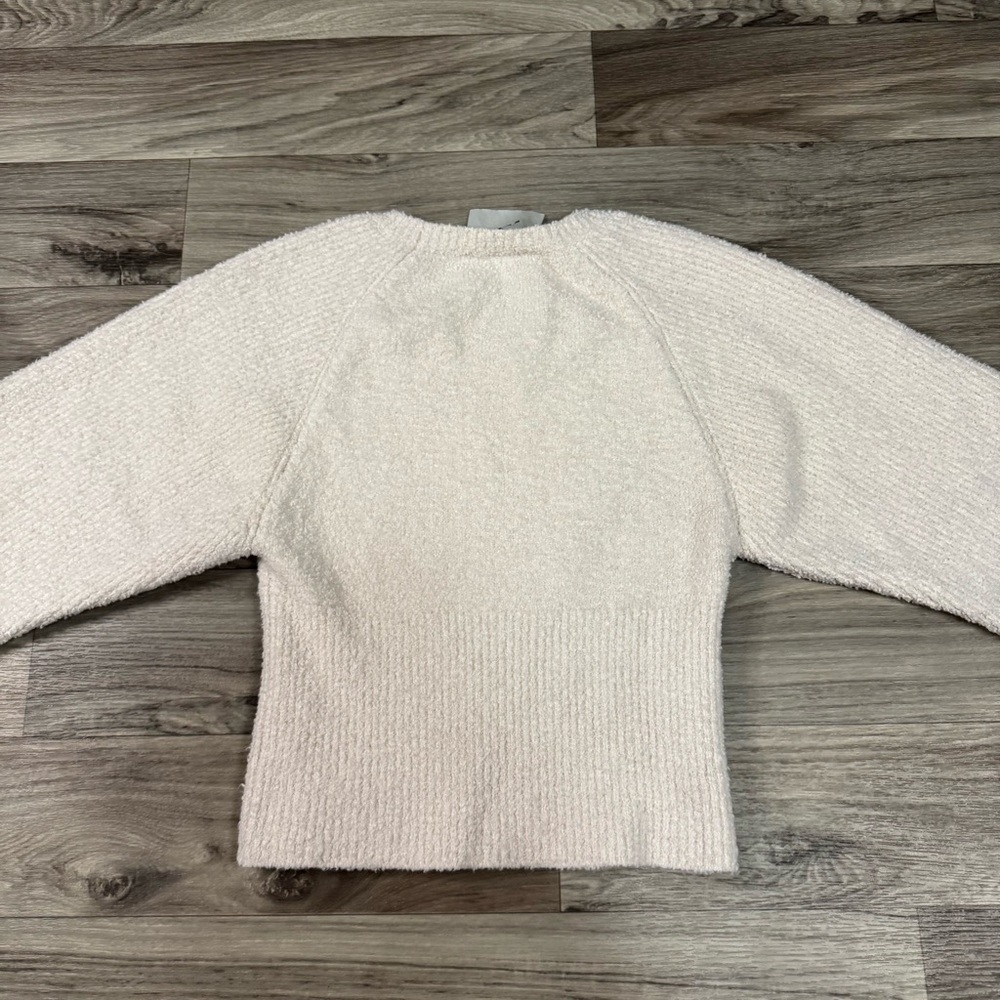 ROHE Arzi Organic Cotton-Blend Knit Sweater in Off White Size 36 US 4 - Picture 9 of 12